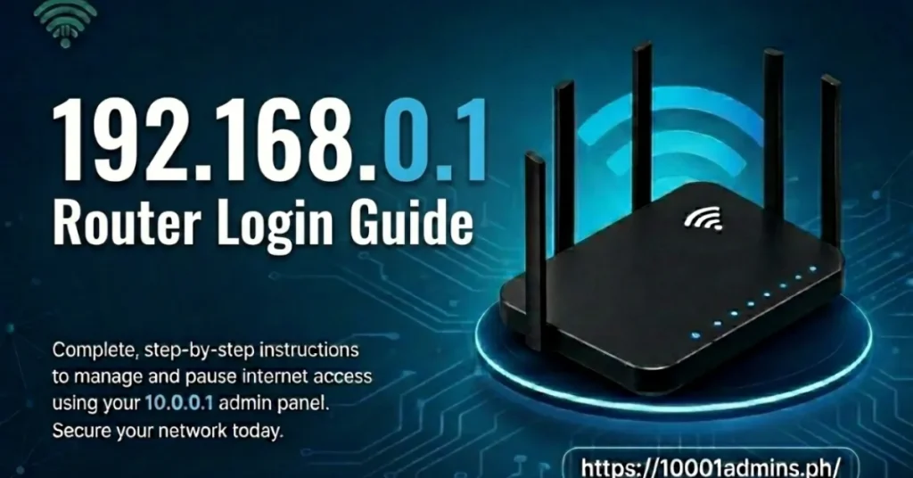 192.168.0.1 Router Login Guide