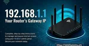 192.168.1.1 Your Router's Gateway IP