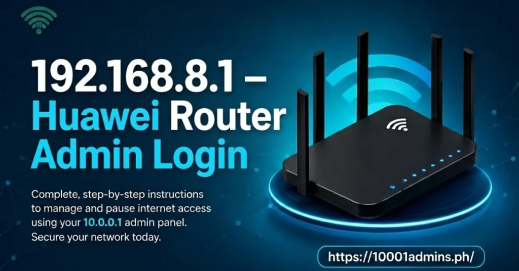 192.168.8.1 – Huawei Router Admin Login